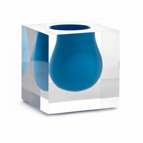 Bel Air Mini Scoop Vase türkis von Jonathan Adlertürkis