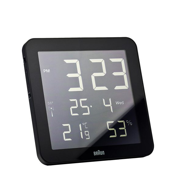 Braun - Digitale Funkwanduhr BNC014-RC Braun - Digitale Funkwanduhr BNC014-RC
