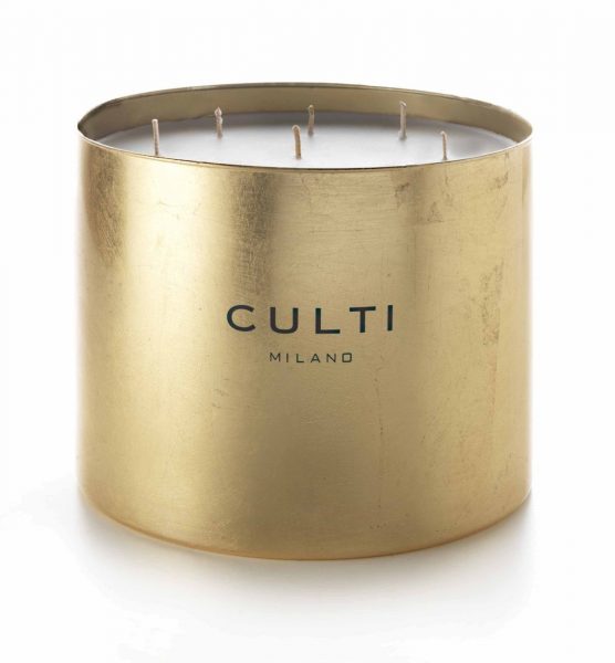 CULTI FOGLIA ORO GELSOMINO 7-Docht-Duftkerze - mit Blattgold CULTI FOGLIA ORO GELSOMINO 7-Docht-Duftkerze - mit Blattgold