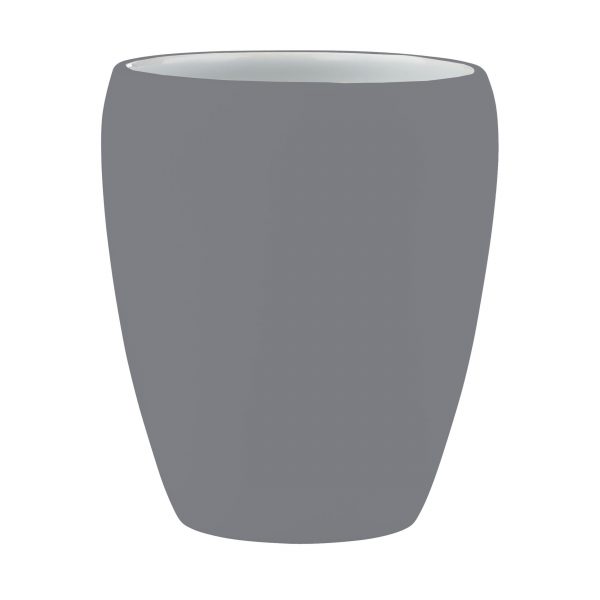 Confetti Soft Zahnputzbecher grau Confetti Soft Zahnputzbecher grau