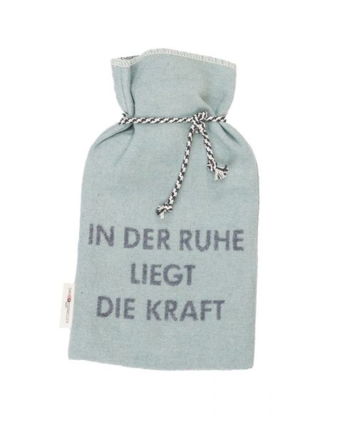 David Fussenegger In der Ruhe liegt die Kraft Wärmflasche David Fussenegger In der Ruhe liegt die Kraft Wärmflasche