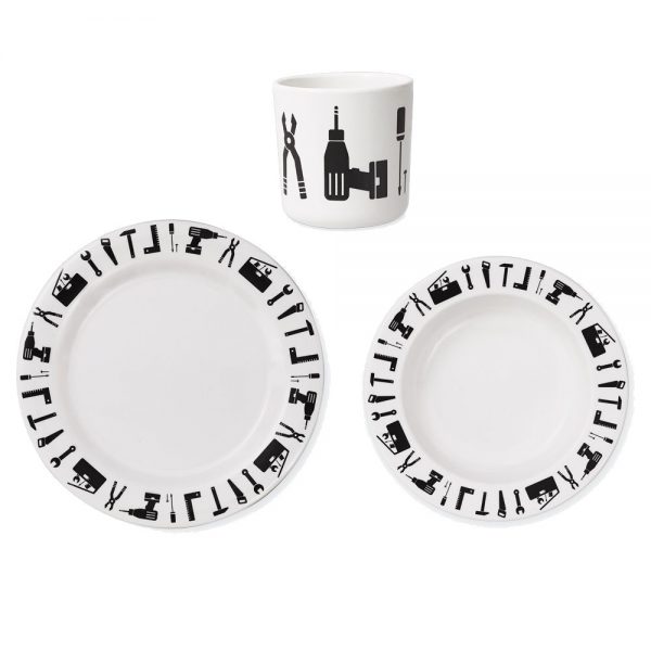 Design Letters Tool School Melamine 3er-Set Design Letters Tool School Melamine 3er-Set