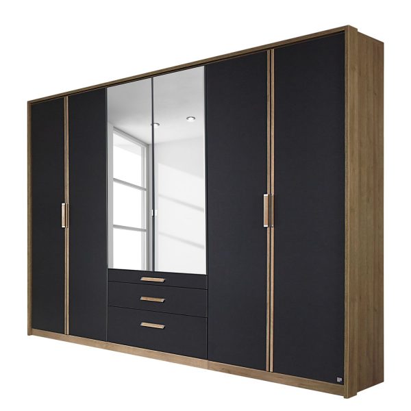 Drehtürenschrank Altona - Anthrazit Drehtürenschrank Altona - Anthrazit