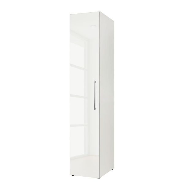 Drehtürenschrank KSW I - Hochglanz Alpinweiß - 40 cm (1-türig) Drehtürenschrank KSW I - Hochglanz Alpinweiß - 40 cm (1-türig)