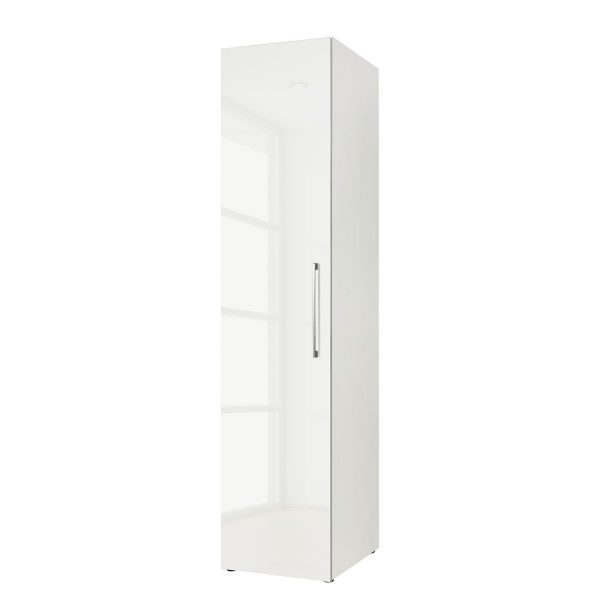 Drehtürenschrank KSW I - Hochglanz Alpinweiß - 45 cm (1-türig) Drehtürenschrank KSW I - Hochglanz Alpinweiß - 45 cm (1-türig)