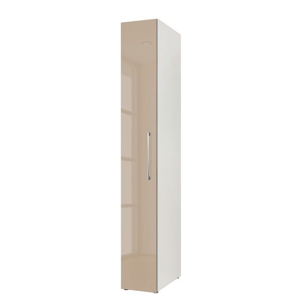 Drehtürenschrank KSW I - Hochglanz Sandgrau - 30 cm (1-türig) Drehtürenschrank KSW I - Hochglanz Sandgrau - 30 cm (1-türig)