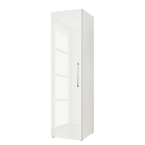 Drehtürenschrank KSW III - Hochglanz Alpinweiß - 176 cm Drehtürenschrank KSW III - Hochglanz Alpinweiß - 176 cm