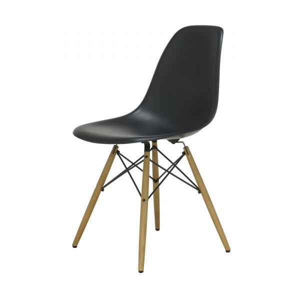 Eames Plastic Side Chair Stuhl DSW mit Filzgleitern basic dark-Esche neue Maße Eames Plastic Side Chair Stuhl DSW mit Filzgleitern basic dark-Esche neue Maße