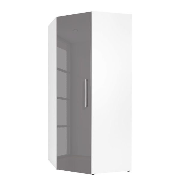 Eckschrank KSW - Hochglanz Lavagrau Eckschrank KSW - Hochglanz Lavagrau