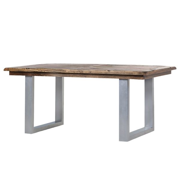 Esstisch Camibar V - Mango massiv / Metall - Mango / Silber Esstisch Camibar V - Mango massiv / Metall - Mango / Silber