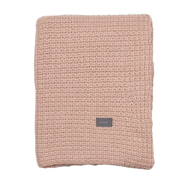 GANT MELANGE WAFFLE KNIT STRICKDECKE GANT MELANGE WAFFLE KNIT STRICKDECKE