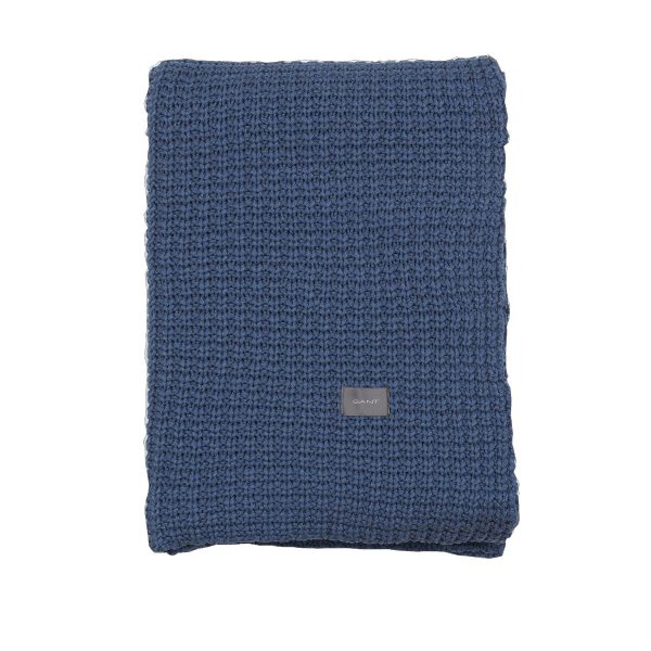 GANT MELANGE WAFFLE KNIT STRICKDECKE GANT MELANGE WAFFLE KNIT STRICKDECKE