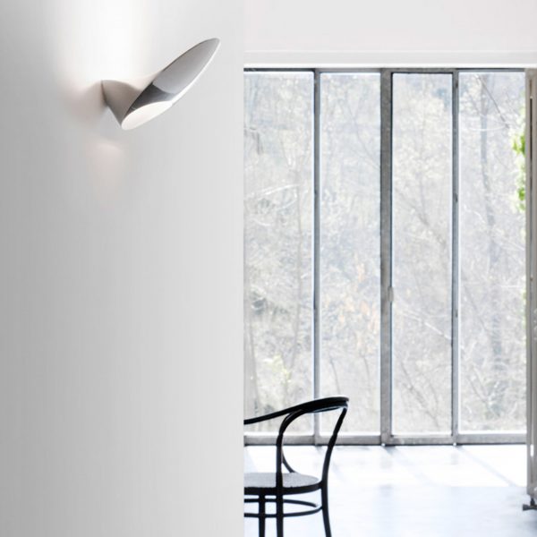 Garbì LED Wandleuchte alu-weiß Garbì LED Wandleuchte alu-weiß