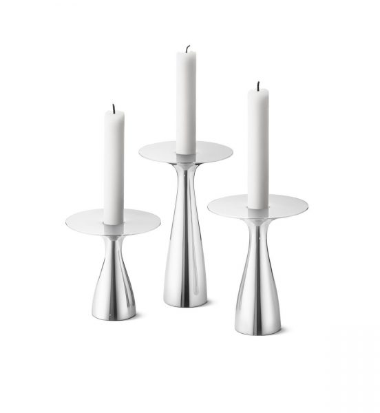 Georg Jensen Alfredo Kerzenhalter 3er-Set Georg Jensen Alfredo Kerzenhalter 3er-Set