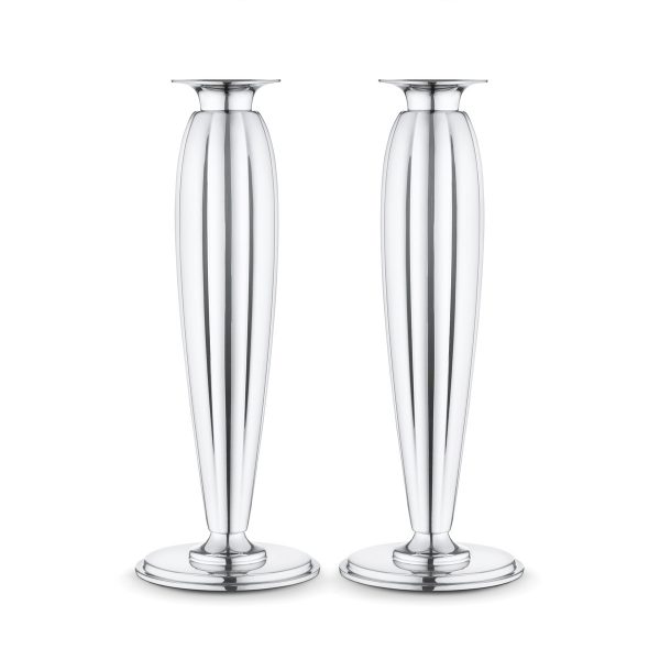 Georg Jensen - Legacy Kerzenständer (2 Stk.)Edelstahl poliertT:9 H:23 B:9 Georg Jensen - Legacy Kerzenständer (2 Stk.)Edelstahl poliertT:9 H:23 B:9