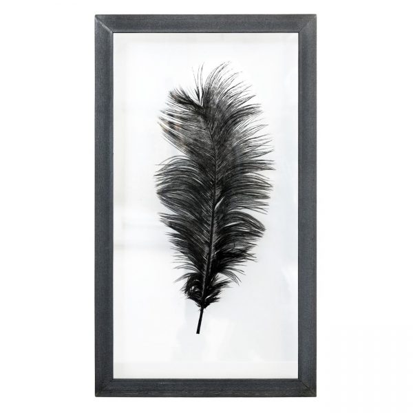 HK living Ostrich feather frame Bilderrahmen HK living Ostrich feather frame Bilderrahmen