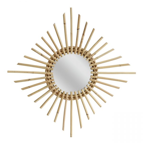 HK living Rattan Mirror square Spiegel HK living Rattan Mirror square Spiegel