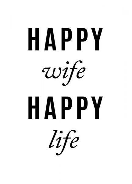 Happy Wife Leinwandbild