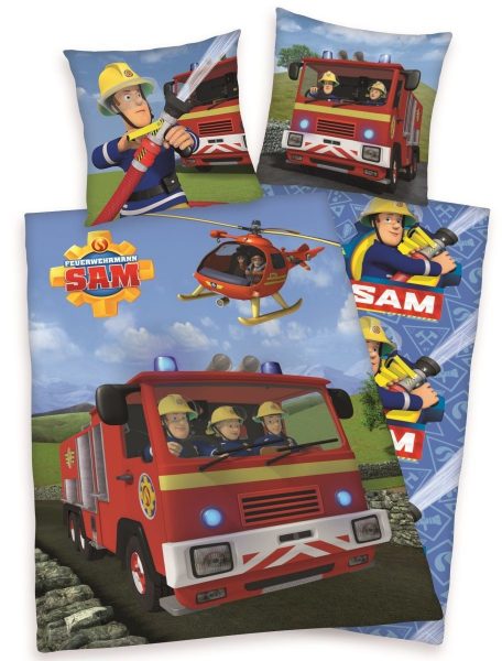 Herding Feuerwehrmann SAM Bettwäsche-Set Herding Feuerwehrmann SAM Bettwäsche-Set