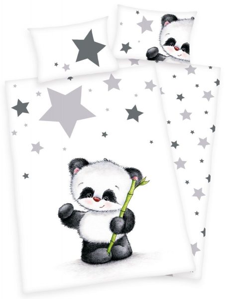 Herding Jana kleiner Panda Bettwäsche-Set Herding Jana kleiner Panda Bettwäsche-Set