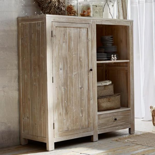 Highboard Burbage antikbraun H/B/T ca. 146/130/55 cm Highboard Burbage antikbraun H/B/T ca. 146/130/55 cm