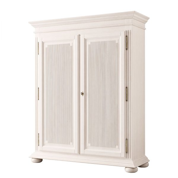 Holzschrank La Carlotta - Pinie massiv - Creme Holzschrank La Carlotta - Pinie massiv - Creme