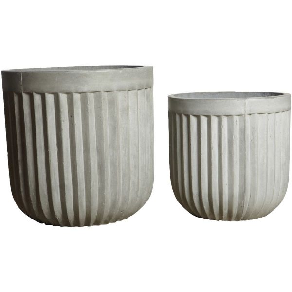 House Doctor Concrete Outdoor Blumentopf 2er-Set House Doctor Concrete Outdoor Blumentopf 2er-Set