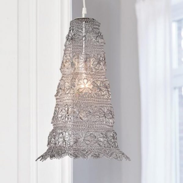 Hängelampe Nettancourt antikgrau H/Ø ca. 47/32 cm Hängelampe Nettancourt antikgrau H/Ø ca. 47/32 cm