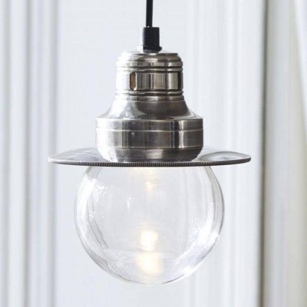 Hängelampe Slania antiksilber/klar HxØ ca. 16x13 Hängelampe Slania antiksilber/klar HxØ ca. 16x13