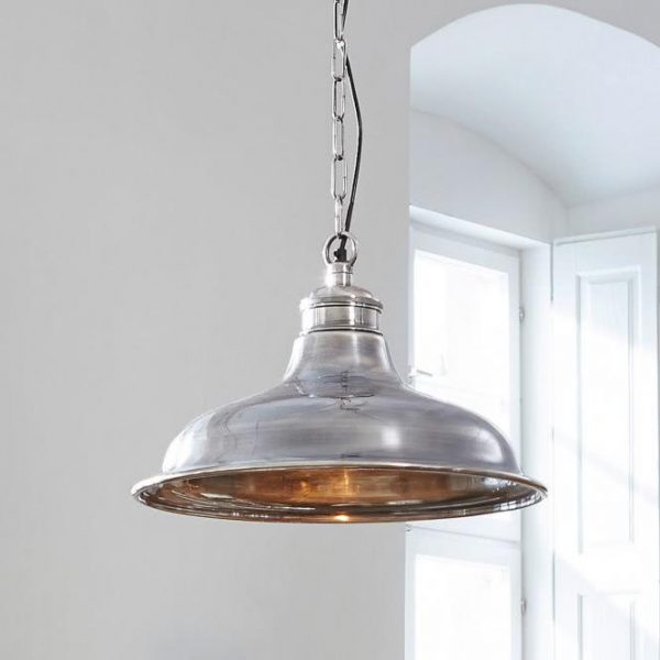 Hängelampe Tilicia silber H/Ø ca. 30/46 cm Hängelampe Tilicia silber H/Ø ca. 30/46 cm