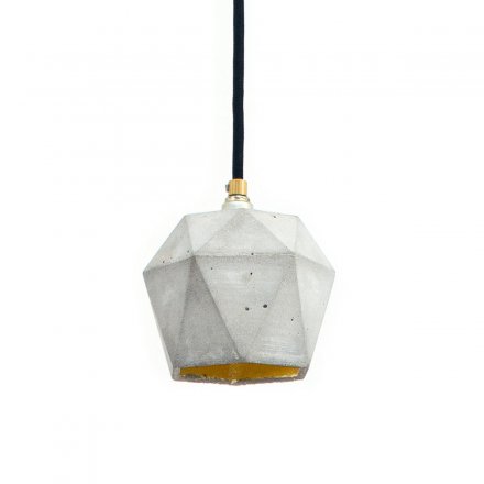 Hängeleuchte Beton Hexagon grau Beton Hängeleuchte Beton Hexagon grau Beton