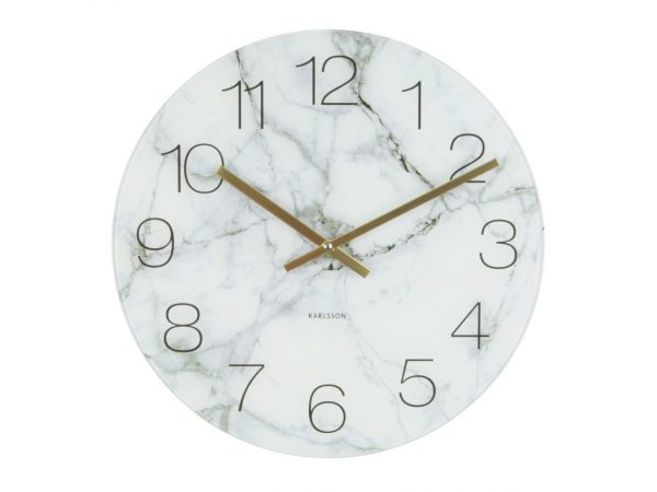 Karlsson Glass Marble Wanduhr Karlsson Glass Marble Wanduhr