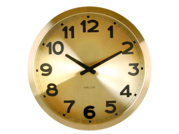 Karlsson Gold Numbers Wanduhr Karlsson Gold Numbers Wanduhr