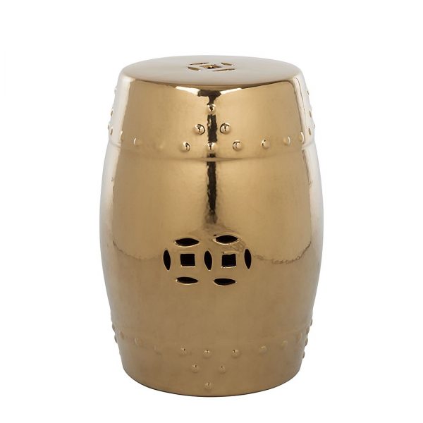 Keramikhocker Ming - Gold Keramikhocker Ming - Gold