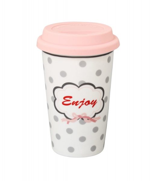 Krasilnikoff Happy to go Travel Tasse Enjoy Krasilnikoff Happy to go Travel Tasse Enjoy