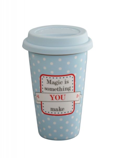 Krasilnikoff Travel Tasse Magic is something you make Krasilnikoff Travel Tasse Magic is something you make