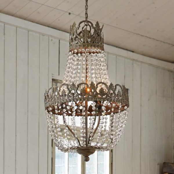 Leuchter Latilly klar H/B/T ca. 78/49/49 cm Leuchter Latilly klar H/B/T ca. 78/49/49 cm