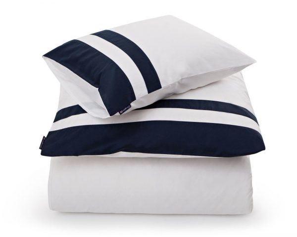 Lexington Blue Border Sateen Bettdecken-Bezug Lexington Blue Border Sateen Bettdecken-Bezug