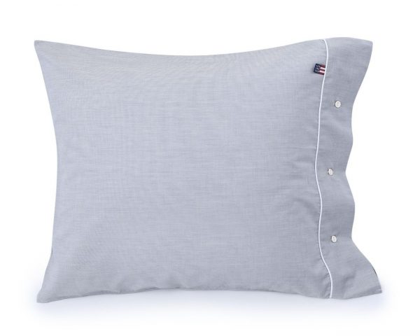Lexington Gray Chambray Kopfkissen-Bezug Lexington Gray Chambray Kopfkissen-Bezug