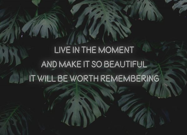 Live in the moment Leinwandbild Live in the moment Leinwandbild