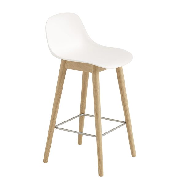 Muuto - Fiber Barhocker mit Rückenlehne Muuto - Fiber Barhocker mit Rückenlehne