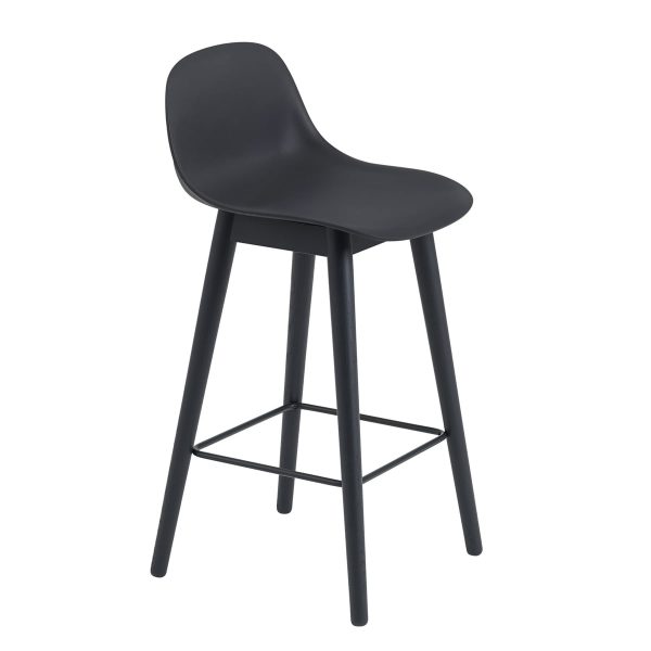 Muuto - Fiber Barhocker mit Rückenlehne Muuto - Fiber Barhocker mit Rückenlehne