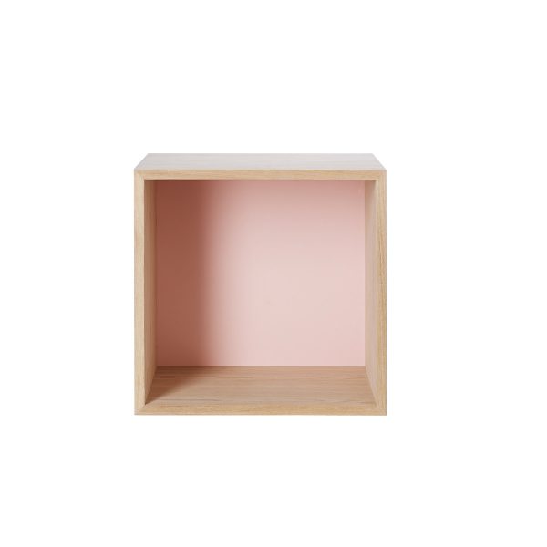 Muuto - Mini Stacked Regalmodul mit farbiger Rückwand Muuto - Mini Stacked Regalmodul mit farbiger Rückwand