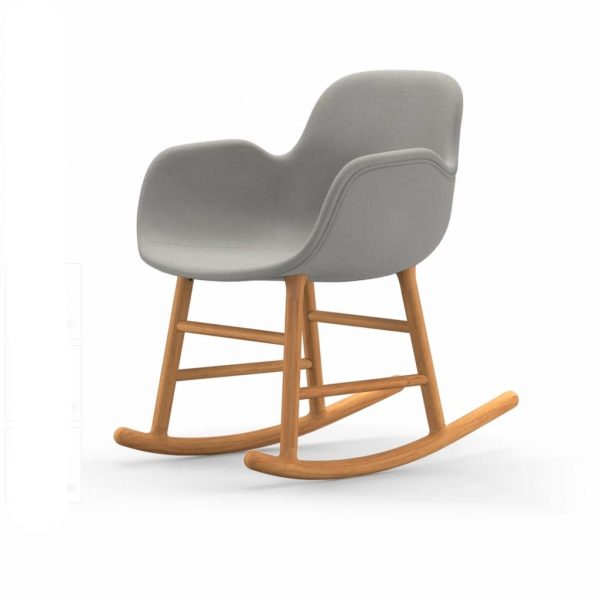 Normann Rocking Oak Schaukelstuhl Armchair Textil-gepolstert Normann Rocking Oak Schaukelstuhl Armchair Textil-gepolstert