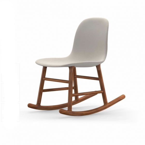 Normann Rocking Walnut Schaukelstuhl Textil-gepolstert Normann Rocking Walnut Schaukelstuhl Textil-gepolstert