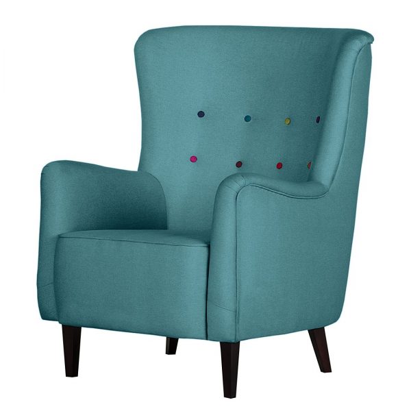 Ohrensessel Josslyn - Webstoff Petrol Ohrensessel Josslyn - Webstoff Petrol