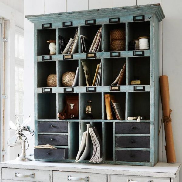 Organizer Andover graublau H/B/T ca. 86/78/26 cm Organizer Andover graublau H/B/T ca. 86/78/26 cm
