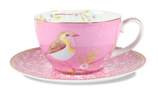 Pip Studio Early Bird Cappucinotasse und Untertasse Pip Studio Early Bird Cappucinotasse und Untertasse