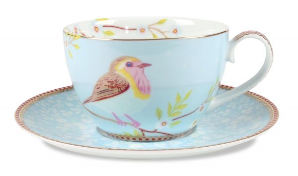 Pip Studio Early Bird Cappucinotasse und Untertasse Pip Studio Early Bird Cappucinotasse und Untertasse