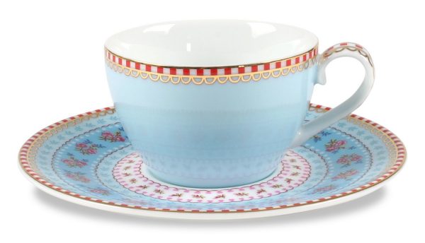 Pip Studio Ribbon Rose Espressotasse und Untertasse Pip Studio Ribbon Rose Espressotasse und Untertasse